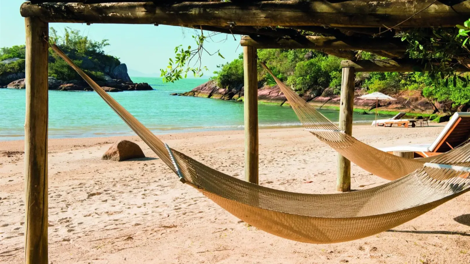 Strand vom Awasi Hotel Santa catarina